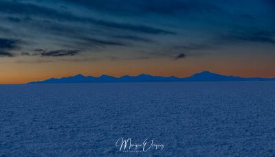 Lever de soleil sur le salar