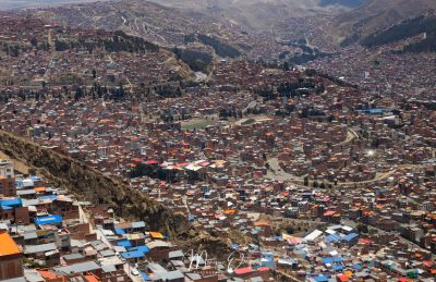 Vue du ciel La Paz