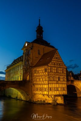 Hôtel de Ville à la lumière bleue, Bamberg